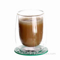 New Design Double Wall Glass Tea Cup